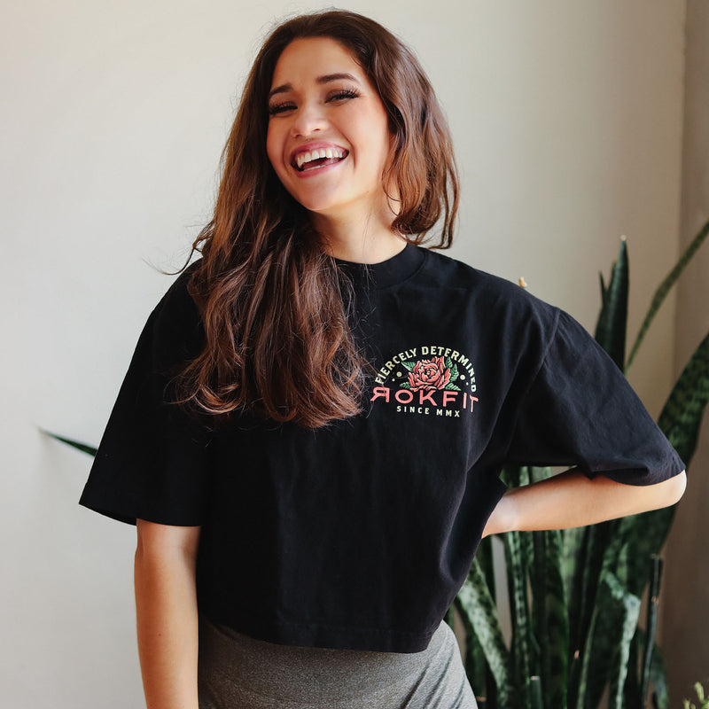 Fiercely Determined | Utility T-shirt + Street Crop Top from Genejack for Genejack WOD