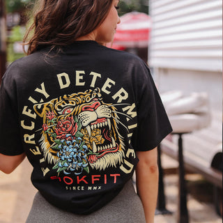 Fiercely Determined | Utility T-shirt + Street Crop Top from Genejack for Genejack WOD