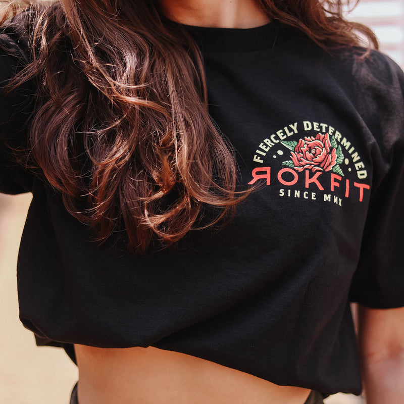 Fiercely Determined | Utility T-shirt + Street Crop Top from Genejack for Genejack WOD