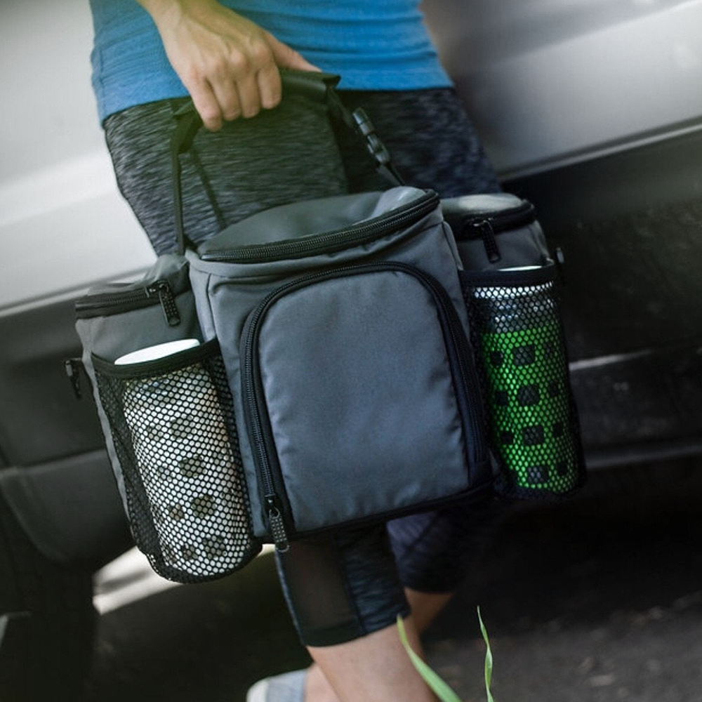 Meal Prep Bag with Food Containers from Bear Komplex for Genejack WOD