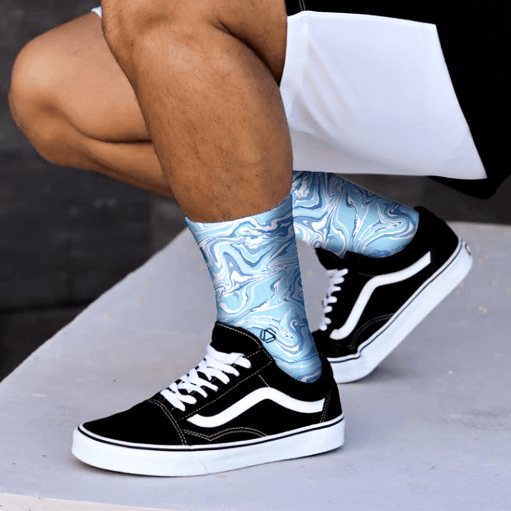 Blue Marble 2.0 Socks from Hexxee for Genejack WOD