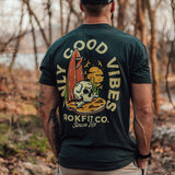 Only Good Vibes T-shirt from Rokfit for Genejack WOD