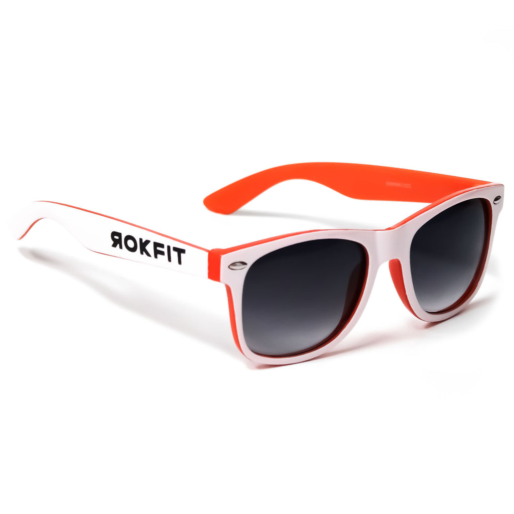 ROKFIT Sunglasses - Orange/White from Rokfit for Genejack WOD