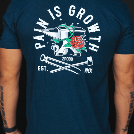 Pain Is Growth T-shirt from 2POOD for Genejack WOD
