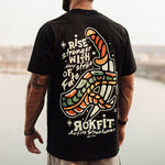 Rise Stronger - Utility T-shirt from Rokfit for Genejack WOD