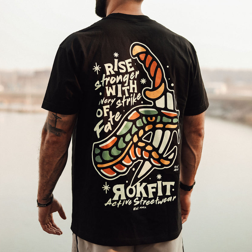 Rise Stronger - Utility T-shirt from Rokfit for Genejack WOD