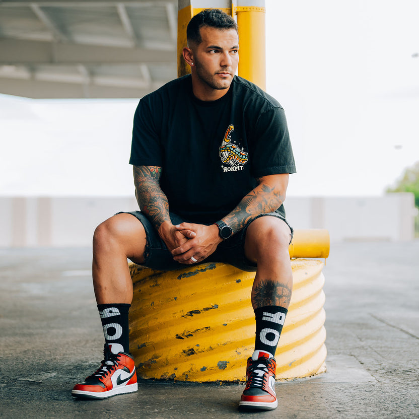 Rise Stronger - Utility T-shirt from Rokfit for Genejack WOD