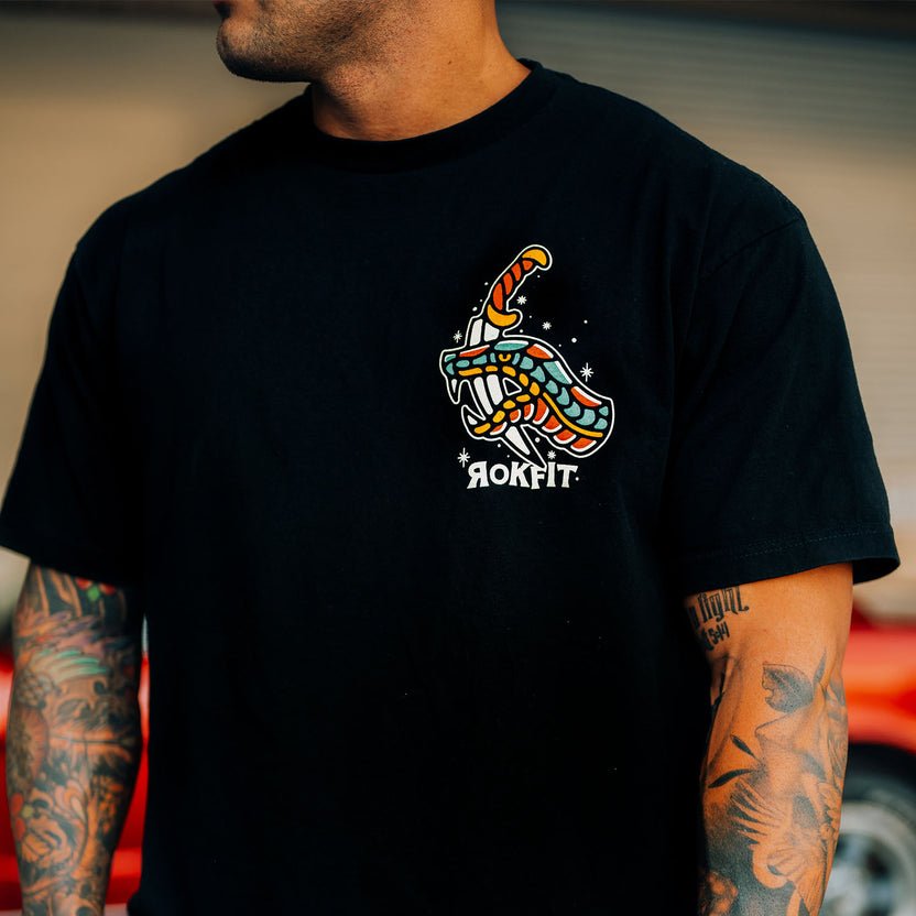 Rise Stronger - Utility T-shirt from Rokfit for Genejack WOD