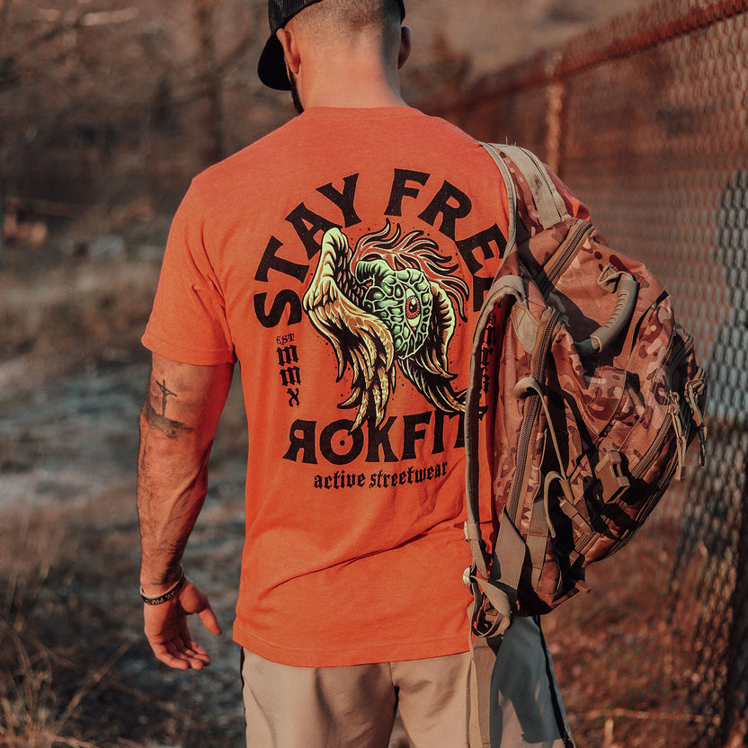 Stay Free T-shirt from Rokfit for Genejack WOD