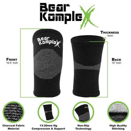 BK LITE Sleeves - Black from Bear Komplex for Genejack WOD
