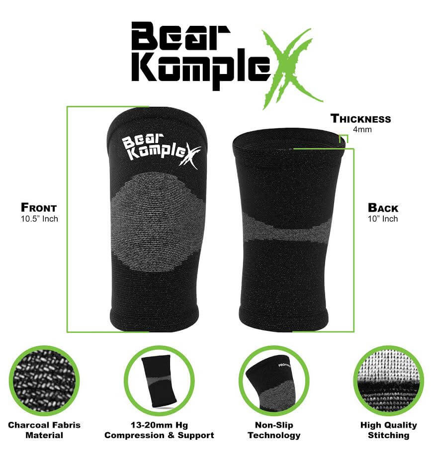 BK LITE Sleeves - Black from Bear Komplex for Genejack WOD