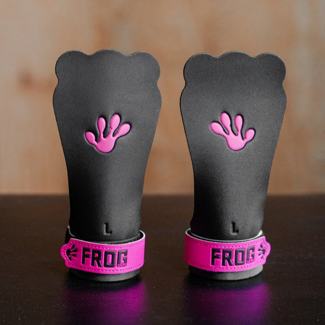 Pink Base OG 2.0 | No Hole Grips (New Edition) from Frog Grips for Genejack WOD