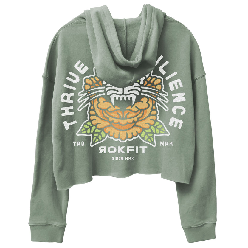 Thrive In Resilience - Cropped Hoody from Rokfit for Genejack WOD