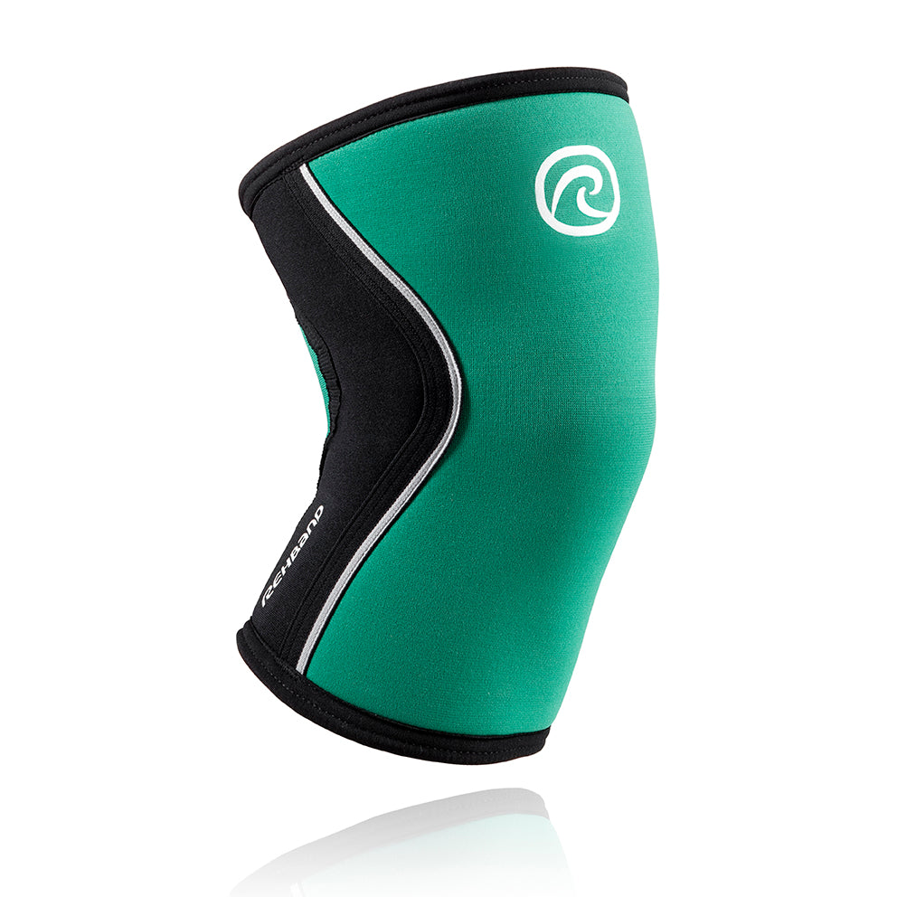 Rx Knee Sleeves 5mm - Emerald Green/Black from Rehband for Genejack WOD