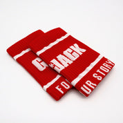 Alpha Compression Wristband | Long Blazing Red from Genejack for Genejack WOD