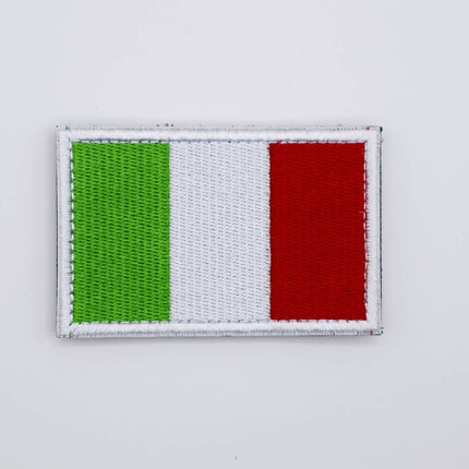 Italy Country Flag Velcro Patch from Genejack for Genejack WOD