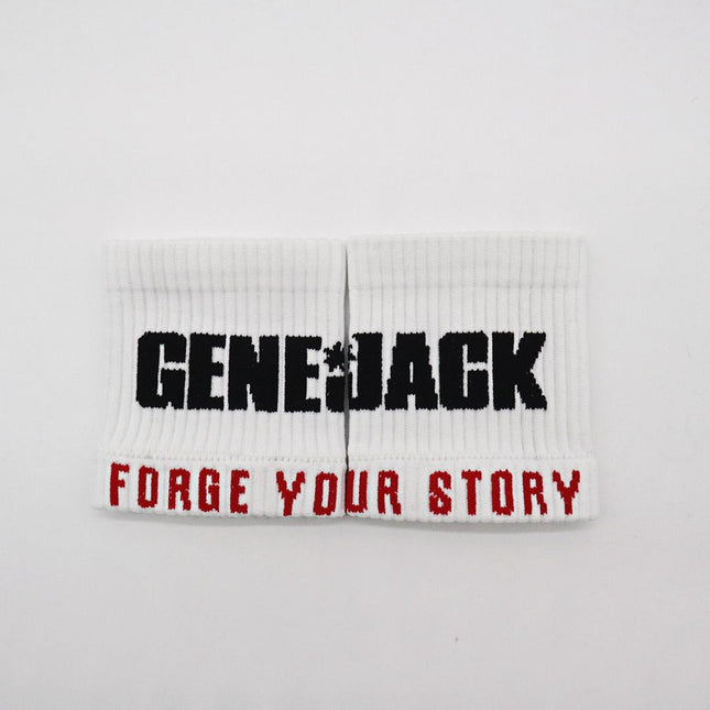 Apex Compression Wristband | Short White from Genejack for Genejack WOD
