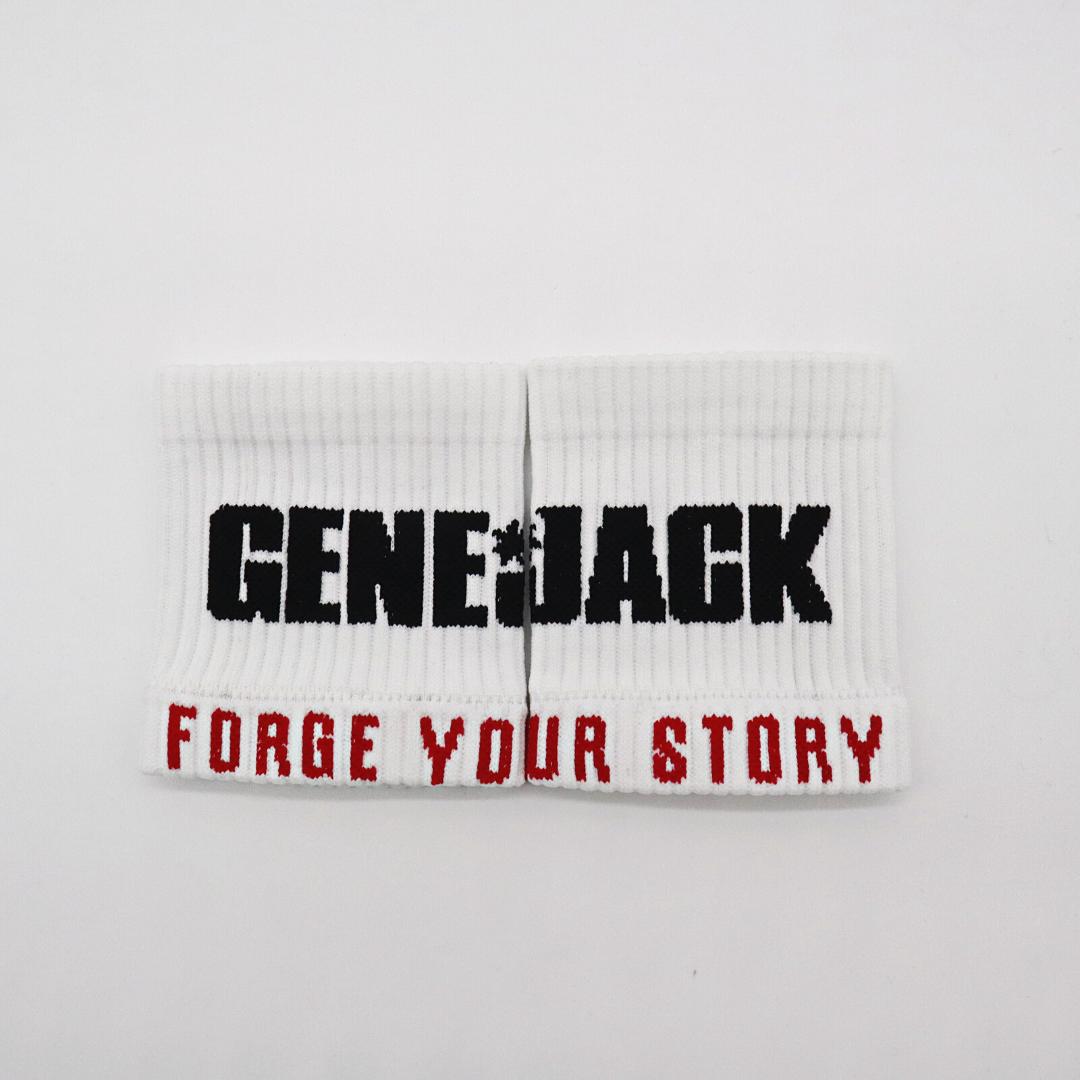 Apex Compression Wristband - Short 3.5" White from Genejack for Genejack WOD