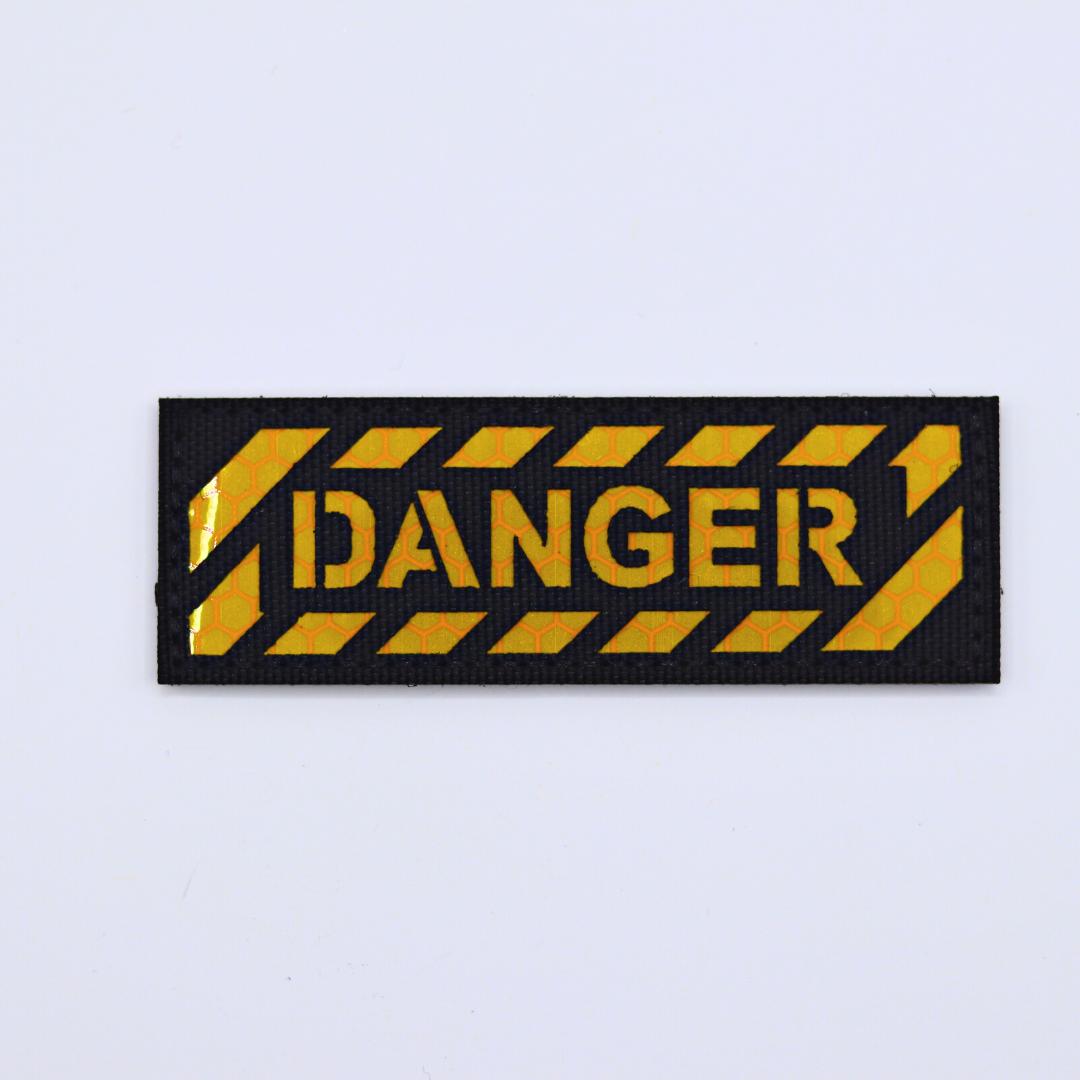 DANGER - Reflective Velcro Patch from Genejack for Genejack WOD