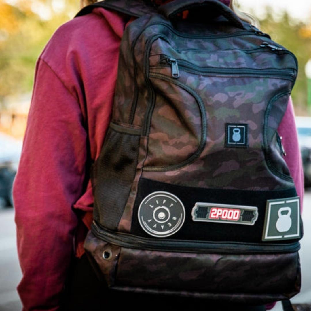 Lift Heavy Plate - Velcro Patch from 2POOD for Genejack WOD