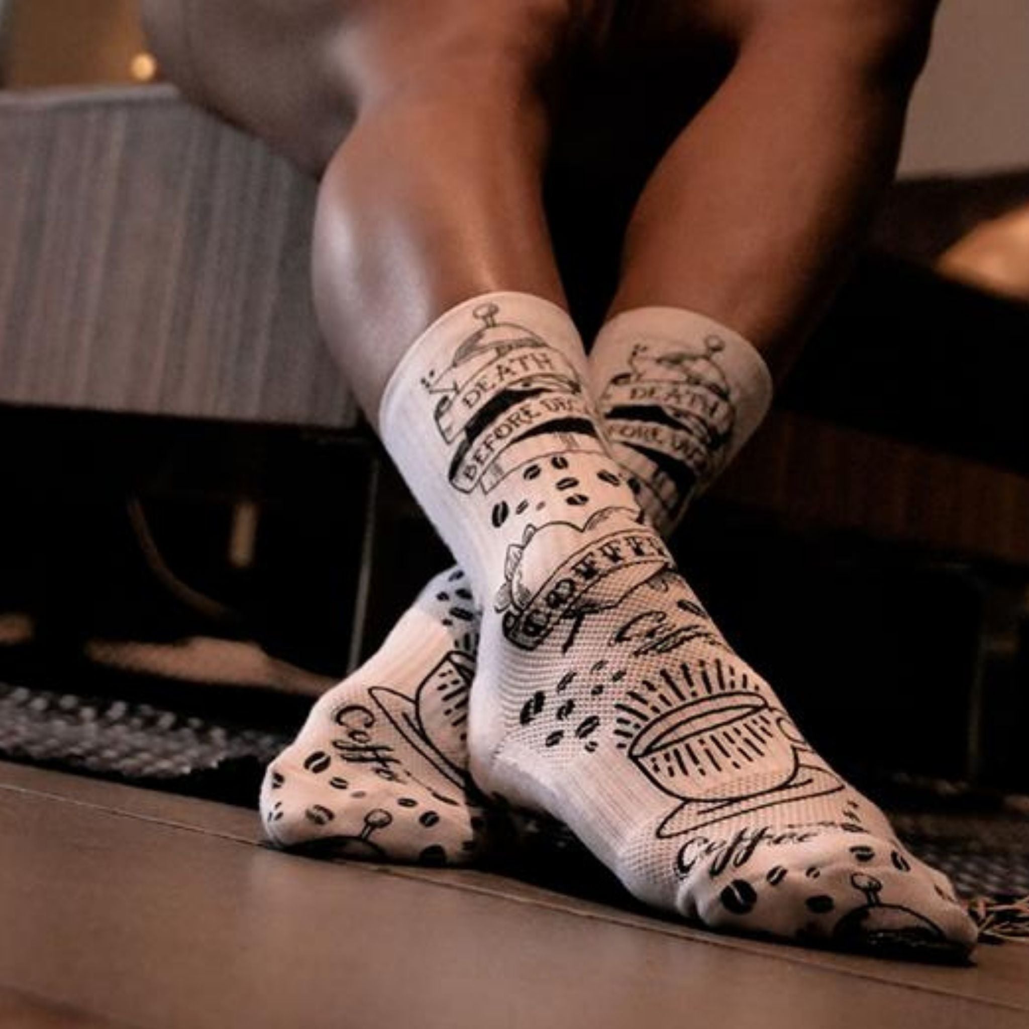 Death by Decaf Socks from Hexxee for Genejack WOD