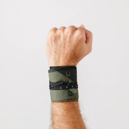 Green Adjustable Cotton Wrist Wraps from Picsil for Genejack WOD