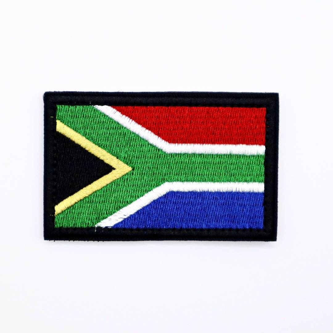 South Africa Country Flag Velcro Patch from Genejack for Genejack WOD