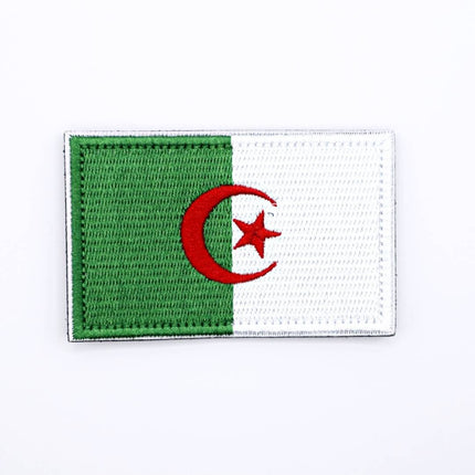 Algeria Country Flag Velcro Patch from Genejack for Genejack WOD