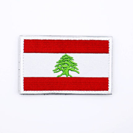 Lebanon Country Flag Velcro Patch from Genejack for Genejack WOD