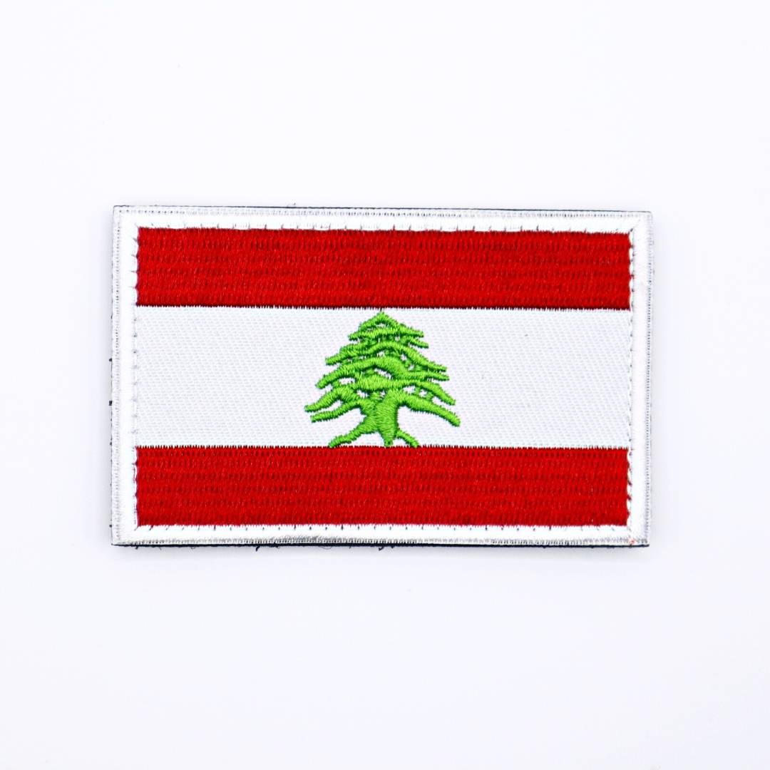 Lebanon Country Flag Velcro Patch from Genejack for Genejack WOD