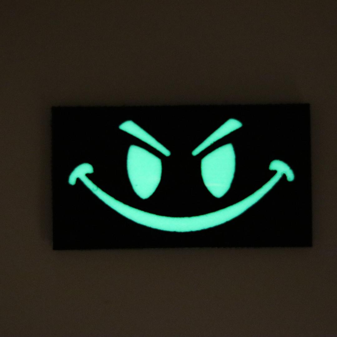 Mean Smile - Glow in the Dark Velcro Patch from Genejack for Genejack WOD