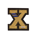 X (Baige) Letters Velcro Patch from Genejack for Genejack WOD