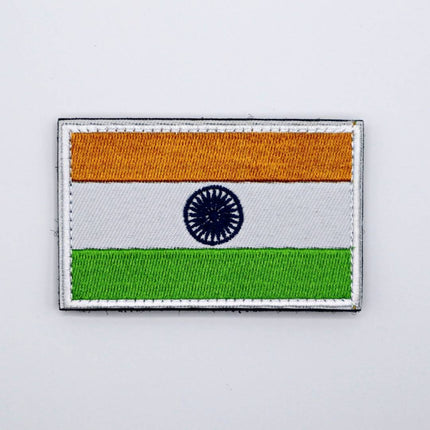 India Country Flag Velcro Patch from Genejack for Genejack WOD