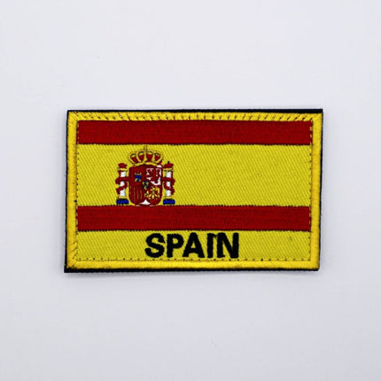Spain Country Flag Velcro Patch from Genejack for Genejack WOD
