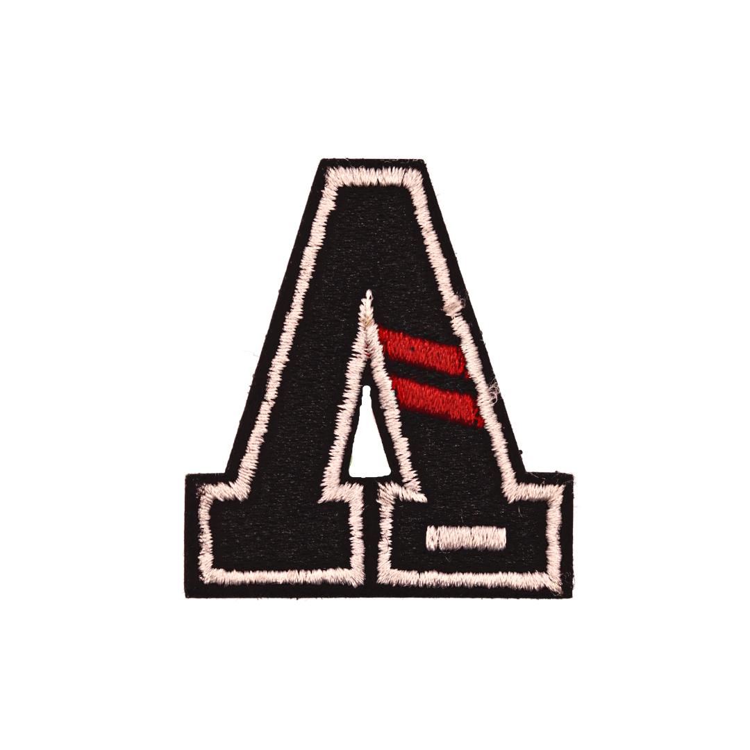 V (Black) Letters Velcro Patch from Genejack for Genejack WOD