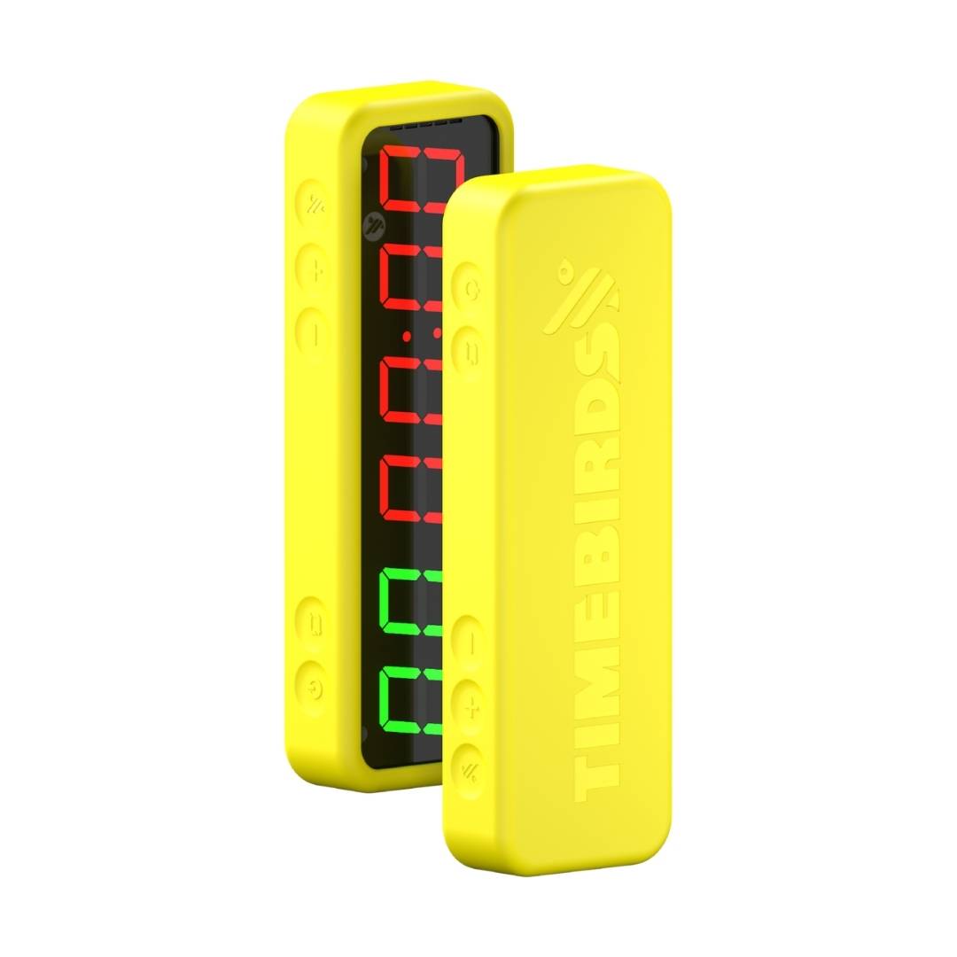 Yellow TIMEBIRDS™ Protective Case (Case Only, Timer not included) from Timebirds for Genejack WOD