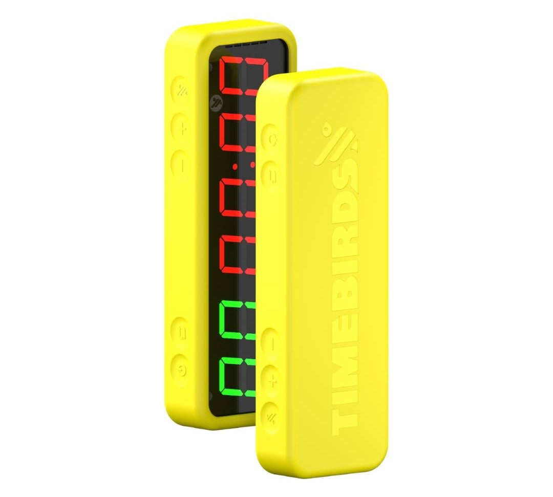Yellow TIMEBIRDS™ Protective Case (Case Only, Timer not included) from Timebirds for Genejack WOD