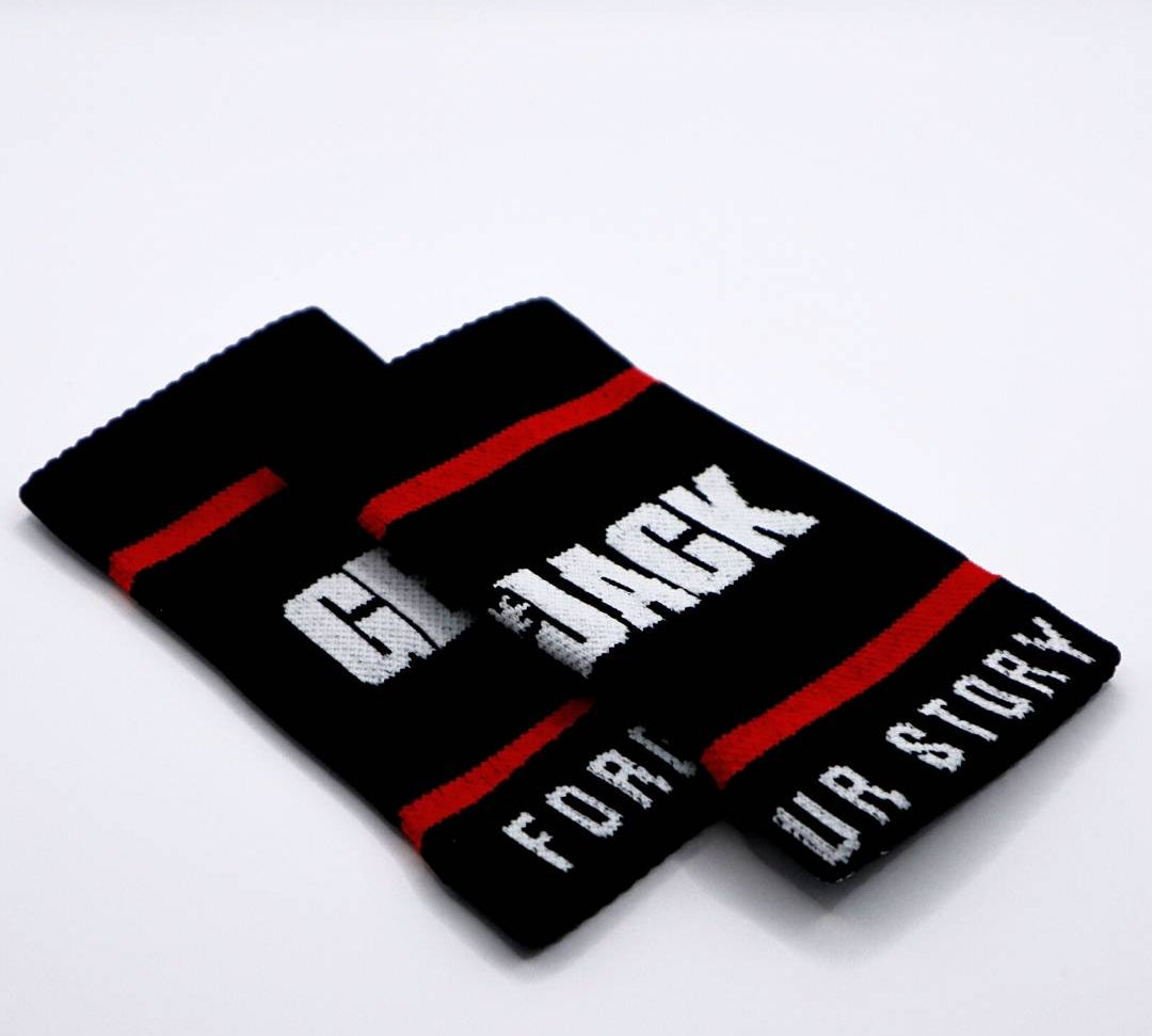 Alpha Compression Wristband | Long Black from Genejack for Genejack WOD