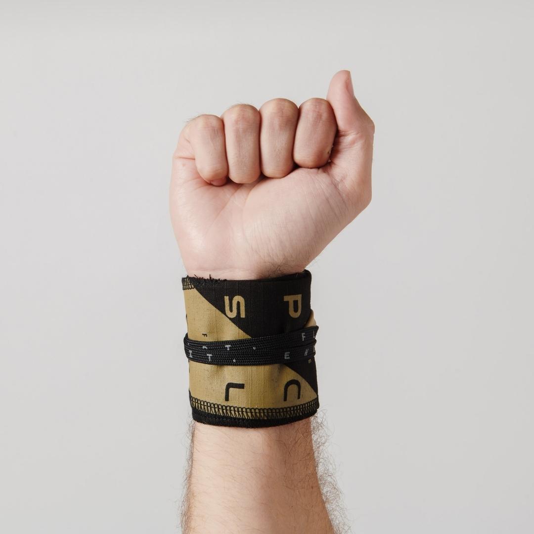 Adjustable Cotton Wrist Wraps from Picsil for Genejack WOD