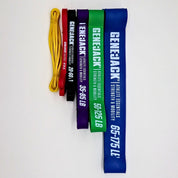 6 Bands Full Set Strength & Mobility Resistance Bands from Genejack for Genejack WOD