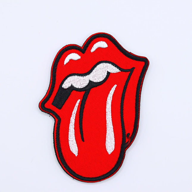 Rolling Stones Classic Tongue - Velcro Patch from Genejack for Genejack WOD