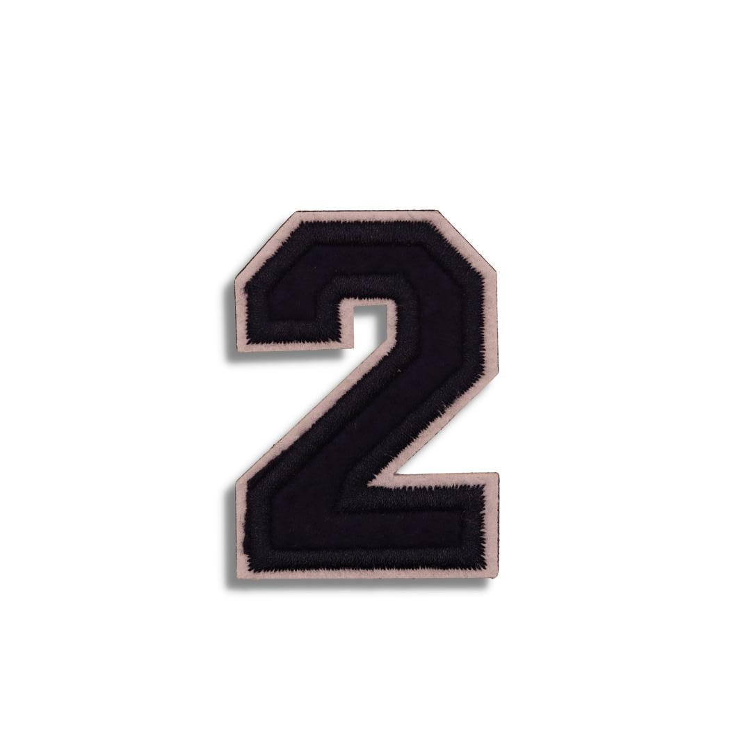 2 Navy Numbers Velcro Patch from Genejack for Genejack WOD