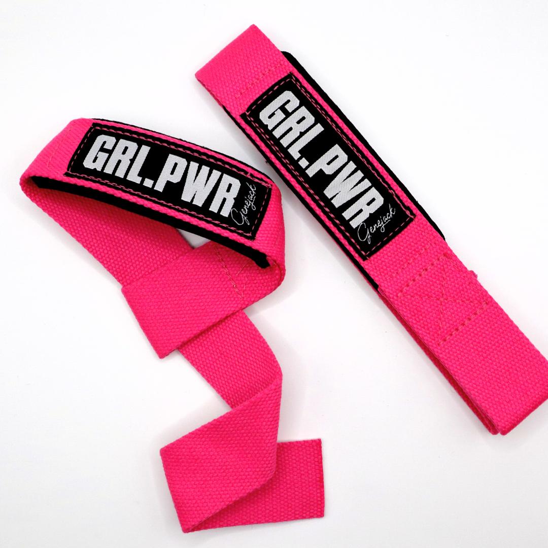 GRL PWR Padded Lifting Straps from Genejack for Genejack WOD