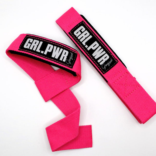 GRL PWR Padded Lifting Straps from Genejack for Genejack WOD