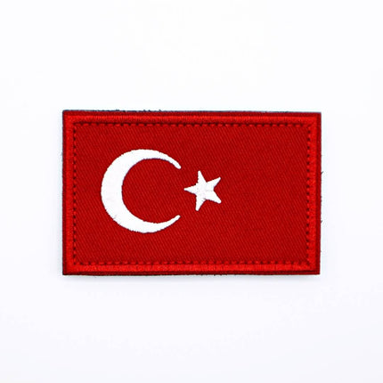 Turkey Country Flag Velcro Patch from Genejack for Genejack WOD