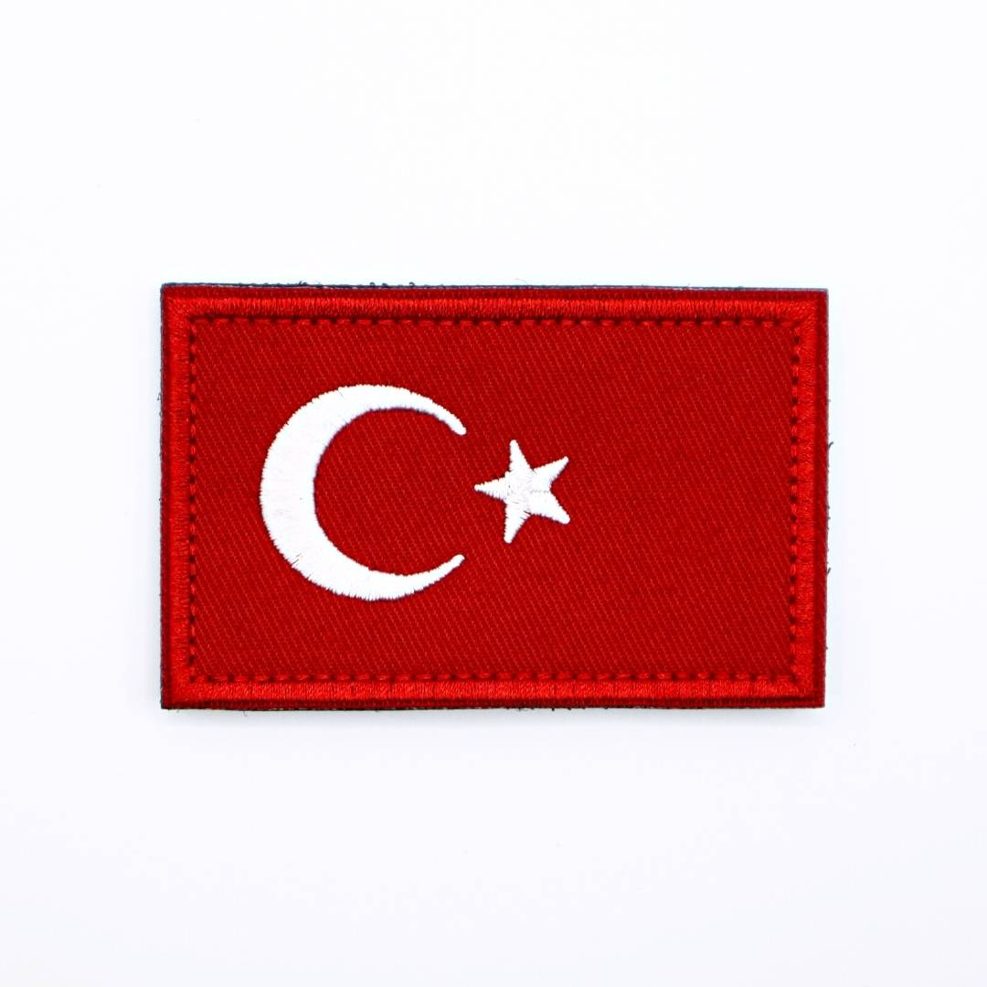 Turkey Country Flag Velcro Patch from Genejack for Genejack WOD