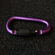 Purple Aluminum Carabiners D Shape from Genejack for Genejack WOD