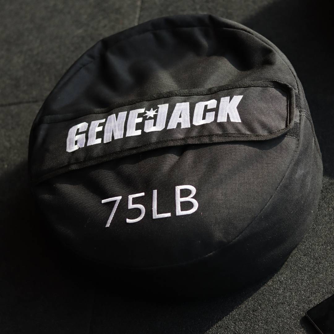 75LB Black Genejack Strongman Sandbags from Genejack for Genejack WOD