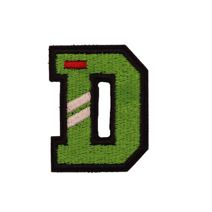 D (Light Green) Letters Velcro Patch from Genejack for Genejack WOD