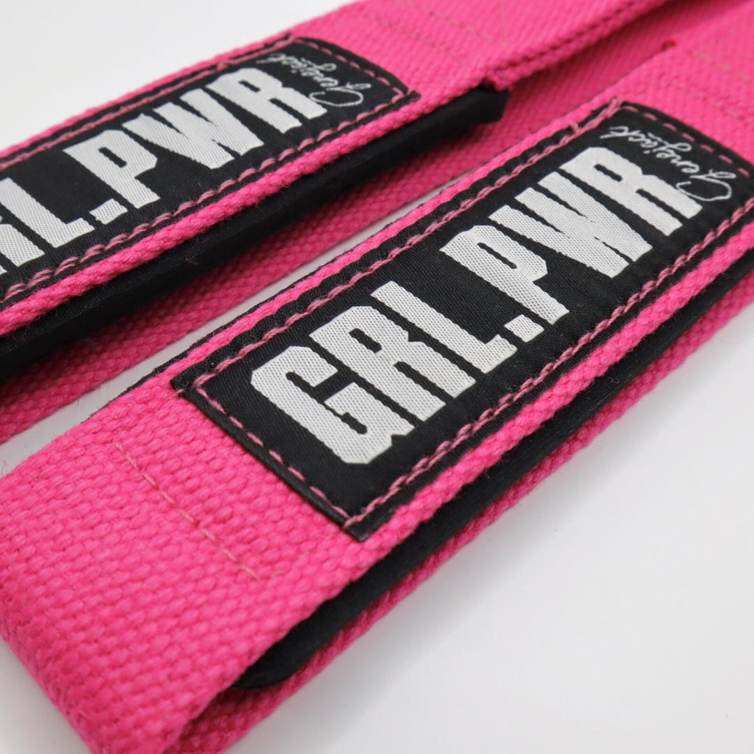 GRL PWR Padded Lifting Straps from Genejack for Genejack WOD